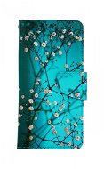 TopQ Puzdro Realme 9i knižkové Modré s kvetmi 71515 - Puzdro na mobil