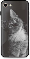 TopQ Cover iPhone SE 2022 silicone Cute Cat 74465 - Phone Cover