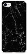 TopQ Cover STYLE iPhone SE 2022 silicone Marble black 74146 - Phone Cover