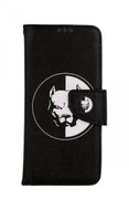 TopQ Case Vivo V21 5G booklet Black and white pitbull 73562 - Phone Case