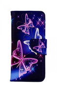 TopQ Case Vivo V21 5G book Blue with butterflies 73513 - Phone Case