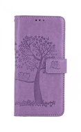 TopQ Case Samsung A53 5G book Light purple tree owls 73833 - Phone Case