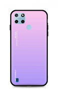 TopQ Cover LUXURY Realme C25Y solid rainbow pink 70227 - Phone Cover