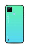 TopQ Cover LUXURY Realme C21Y solid rainbow green 69763 - Phone Cover