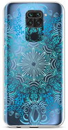 TopQ Cover Xiaomi Redmi Note 9 silicone Blue Mandala 52408 - Phone Cover