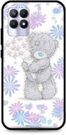 TopQ Cover Realme 8i silicone Floral Teddy 69902 - Phone Cover