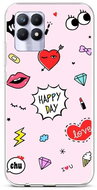 TopQ Cover Realme 8i silicone Happy Day 69823 - Phone Cover