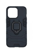 TopQ Cover iPhone 13 Pro durable black with ring 70705 - Phone Cover