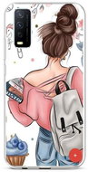 TopQ Cover Vivo Y11s silicone Girl 70091 - Phone Cover