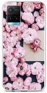 TopQ Cover Vivo Y33s silicone Pink flowers 69195 - Phone Cover