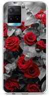TopQ Cover Vivo Y33s silicone Red Rose mix 69189 - Phone Cover