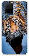 TopQ Cover Vivo Y21s silicone Tiger 69128 - Phone Cover