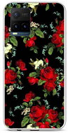 TopQ Cover Vivo Y21s silicone Rose petals 69096 - Phone Cover
