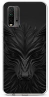TopQ Cover Xiaomi Redmi 9T silicone Black wolf 58125 - Phone Cover