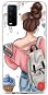 TopQ Cover Vivo Y20s silicone Girl 70134 - Phone Cover