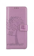 TopQ Case Vivo Y33s book Light purple tree owls 70794 - Phone Case