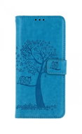 TopQ Case Vivo Y33s book Turquoise tree owls 70780 - Phone Case
