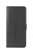 TopQ Case Vivo Y21s book Black tree owls 70754 - Phone Case