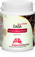 Superionherbs Čaga, 100% sibiřská Chaga, 90 tobolek - Chaga