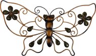Dekorace Prodex Motýl kov s kamínky střední 43 × 26 cm - Dekorace