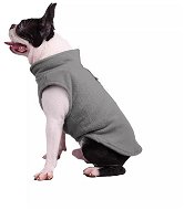 Fleece mikina pro psa s poutkem šedá  - Sweater for Dogs