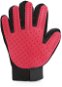 Surtep Vyčesávací rukavice pro psy a kočky červená - Deshedding Glove