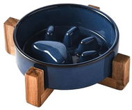 Surtep Protihltací miska Ceramic 2 v 1 450 ml, modrá - Miska pro psy
