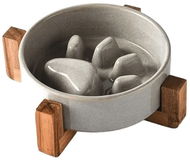 Surtep Protihltací miska Ceramic 2 v 1 450 ml, šedá - Miska pro psy
