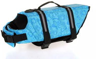 Surtep Floating reflective vest for dog Bone blue L - Swimming Vest for Dogs