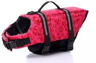 Surtep Floating reflective vest for dog Bone pink M - Swimming Vest for Dogs