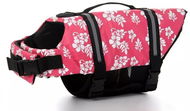 Surtep Plovací reflexní vesta pro psa Flower růžová - Plovací vesta pro psy