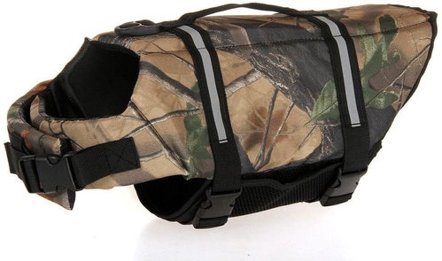 Surtep Floating reflective vest for dog Light Camuflage XS - Swimming Vest for Dogs - Main image