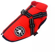 Winter overalls Fashion Sports Red size. XXL - Dog Clothes