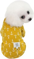 Surtep sweatshirt with buttons for dog anchor yellow size 2XL - Dog Clothes