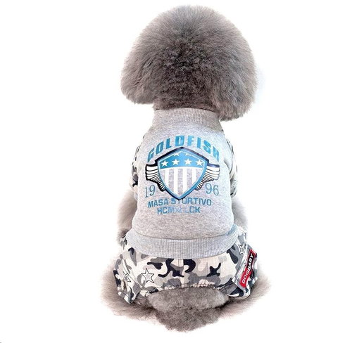 Surtep winter suit goldfish for dog grey size 2XL - Dog Clothes - Main image