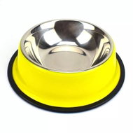 Surtep Stainless steel bowl Colours 1000 ml colour Yellow - Dog Bowl