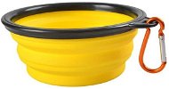 Surtep Large foldable bowl 1000 ml colour Yellow - Dog Bowl
