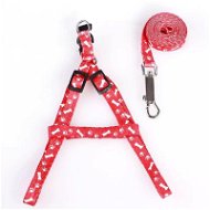 Surtep Harness with leash for dog and cat - Red - Harness