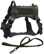 Surtep Tactical Harness with Leash Premium Green, M - Harness