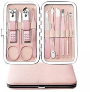 Surtep Manikúrní sada dámská professional 10 ks / růžová - Manicure Set