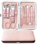 Surtep Manikúrní sada dámská professional 13 ks / růžová - Manicure Set