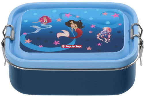 Step by Step Stainless Steel Lunch Box, Sweet Mermaid - Lunch Box - Main image
