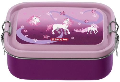 Step by Step Stainless Steel Lunch Box, Sweet Unicorn - Lunch Box - Main image