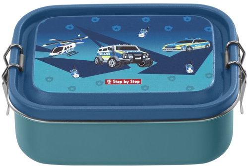 Step by Step Stainless Steel Lunch Box, Police - Lunch Box - Main image