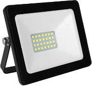 LED vonkajší reflektor Q 10 W / 12 – 24 V DC / 6000 K / 880 lm / 110° / IP66, čierny - LED reflektor