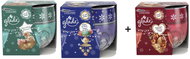 Glade svíčky 2+1 ZDARMA (Dazzling Blossom+Velvet Tea+Apple) - Sada drogerie