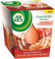 AIRWICK Essential Oil Infusion sviečka DECO Červené jablko a varené víno 105 g - Sviečka