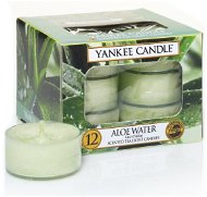 YANKEE CANDLE čajové sviečky 12 x 9,8 g Aloe Water - Sviečka