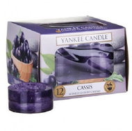 YANKEE CANDLE Tea Candles 12 x 9.8g Cassis - Candle