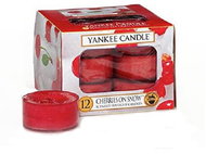 YANKEE CANDLE Tea Candles 12 x 9.8g Cherries On Snow - Candle